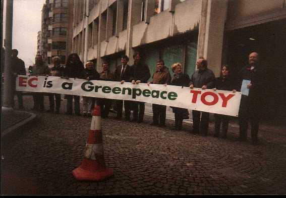 Before the offices of Prodi